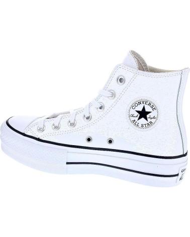 CONVERSE CHUCK TAYLOR ALL STAR HI LEATHER PLATFORM MULTICOLOR