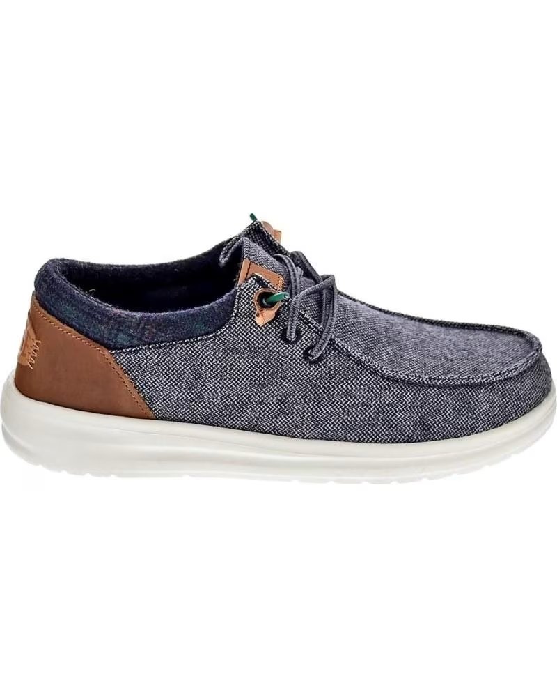 HEY DUDE ZAPATOS HOMBRE MOCASINES MODELO WALLY GRIP GRIS