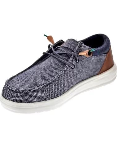 HEY DUDE ZAPATOS HOMBRE MOCASINES MODELO WALLY GRIP GRIS