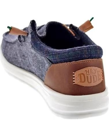 HEY DUDE ZAPATOS HOMBRE MOCASINES MODELO WALLY GRIP GRIS