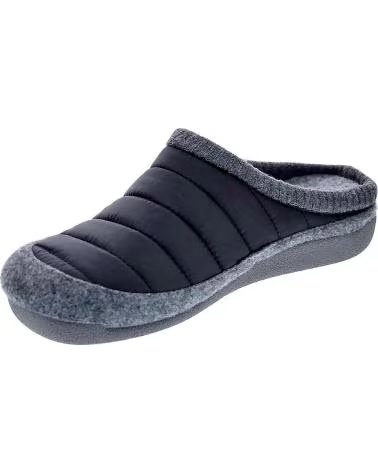TONI PONS ZAPATILLAS DE CASA 223-NIX-TK EN AZUL PARA HOMBRE NEGRO