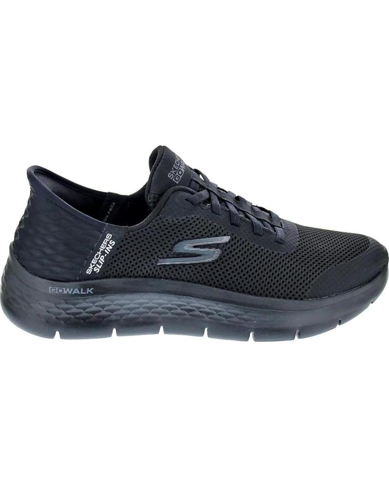 SKECHERS ZAPATOS TODO MUJER ZAPATILLAS BAJAS MODELO GO WALK FLEX NEGRO