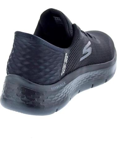 SKECHERS ZAPATOS TODO MUJER ZAPATILLAS BAJAS MODELO GO WALK FLEX NEGRO