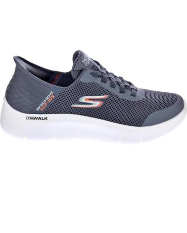 SKECHERS ZAPATOS ZAPATOS HOMBRE ZAPATILLAS BAJAS MODELO GO WALK FLEX GRIS