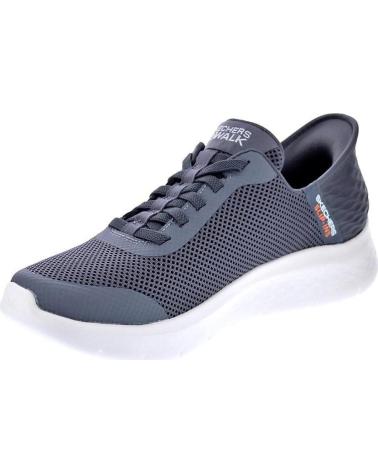 SKECHERS ZAPATOS ZAPATOS HOMBRE ZAPATILLAS BAJAS MODELO GO WALK FLEX GRIS