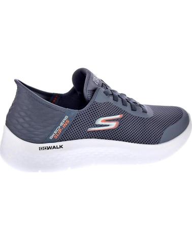 SKECHERS ZAPATOS ZAPATOS HOMBRE ZAPATILLAS BAJAS MODELO GO WALK FLEX GRIS