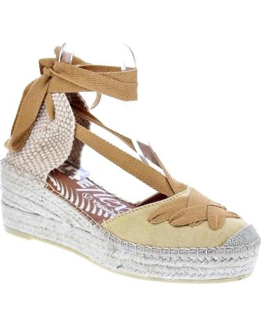 VIGUERA ALPARGATAS ANABELA VIGUERA WASH COM LAÇOS FEMININAS - AMARELO AMARILLO