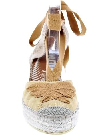 VIGUERA ALPARGATAS ANABELA VIGUERA WASH COM LAÇOS FEMININAS - AMARELO AMARILLO