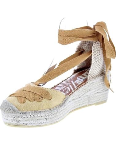 VIGUERA ALPARGATAS ANABELA VIGUERA WASH COM LAÇOS FEMININAS - AMARELO AMARILLO