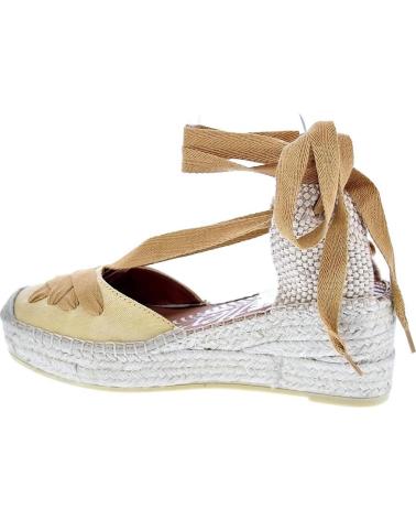 VIGUERA ALPARGATAS ANABELA VIGUERA WASH COM LAÇOS FEMININAS - AMARELO AMARILLO