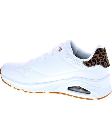 SKECHERS ZAPATOS ZAPATOS MUJER ZAPATILLAS BAJAS MODELO UNO JUNGLE BLANCO