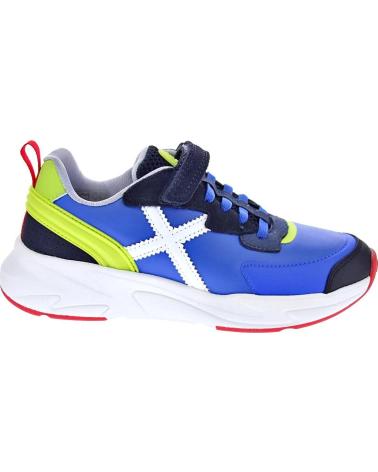 MUNICH ZAPATOS ZAPATOS NINO ZAPATILLAS MODELO MINI TRACK VCO 114 CO AZUL