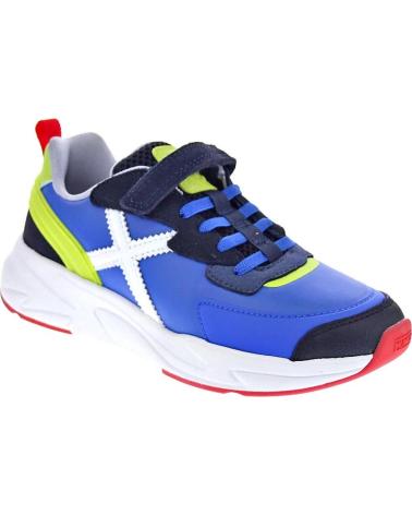 MUNICH ZAPATOS ZAPATOS NINO ZAPATILLAS MODELO MINI TRACK VCO 114 CO AZUL