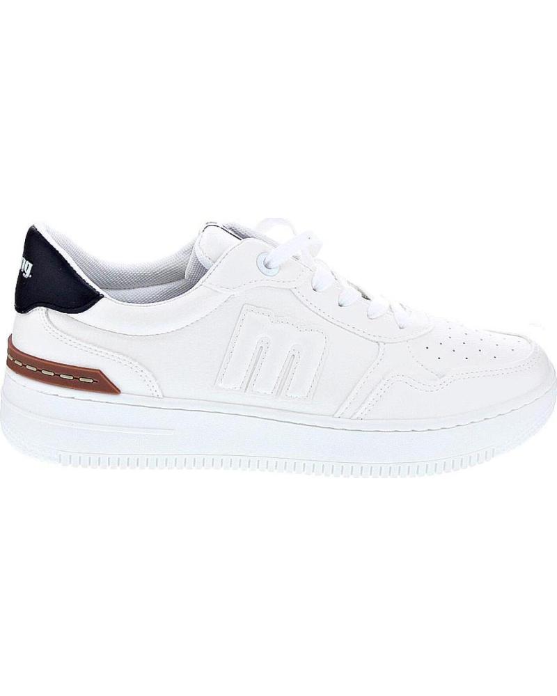 MTNG ZAPATOS ZAPATOS HOMBRE ZAPATILLAS BAJAS MODELO GRAVITY COLOR BLANCO