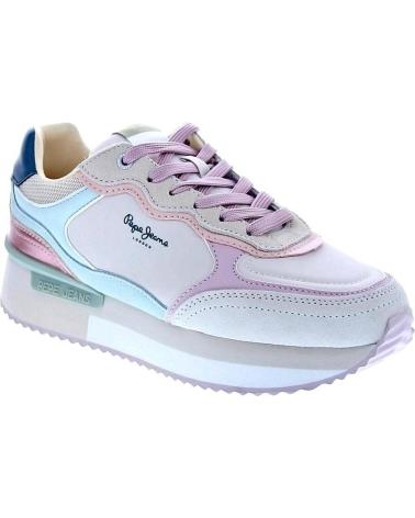 PEPE JEANS ZAPATOS ZAPATOS MUJER ZAPATILLAS BAJAS MODELO RUSPER RACER C ZAPATOS ZAPATOS MUJER ZAPATILLAS BAJAS MODELO RUSPER RAC