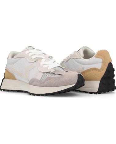 PAREDES ZAPATILLAS CASUAL MUJER SORVILAN Y GRIS BLANCO