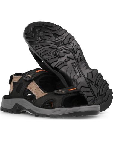 PAREDES SANDALIAS OUTDOOR HOMBRE ARAL NEGRO MARRON CAMEL