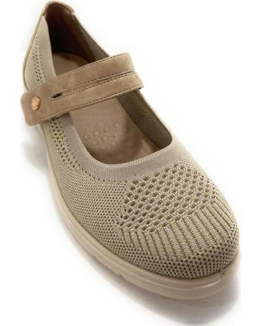 DEMAX ZAPATOS MERCEDITAS PEGUE TEXTIL CUNA AMARILLO