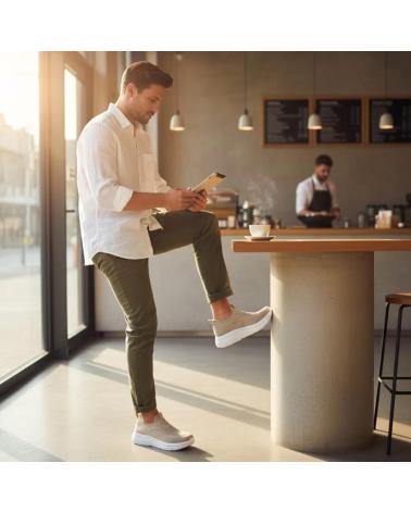 TIMBOS ZAPATILLAS DEPORTIVAS DE HOMBRE TIMBOS CASUAL - KAKI MARRóN