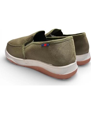 TIMBOS MOCASINES TIMBOS DE LONA PARA HOMBRE, COLOR VERDE VERDE