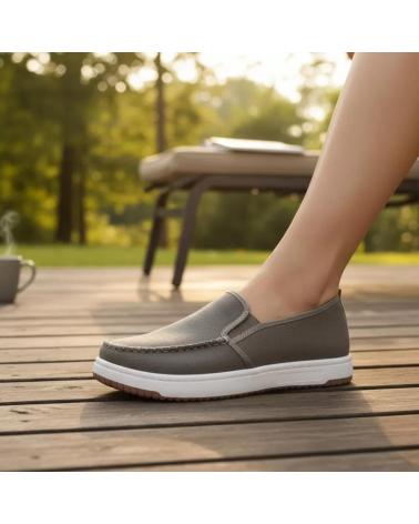 TIMBOS MOCASINES TIMBOS DE HOMBRE, COLOR GRIS MARRóN