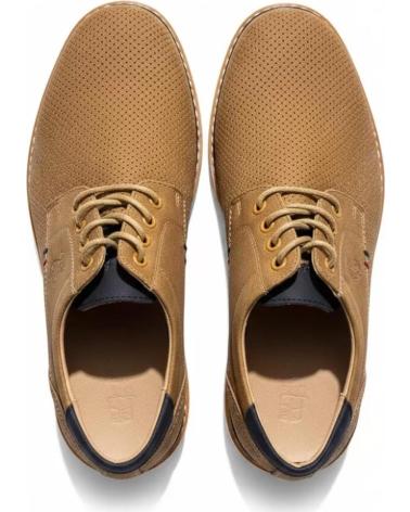 TIMBOS SAPATO SOCIAL CASUAL MASCULINO TIMBOS CAMEL - MODELO 132452 MARRóN