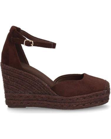 SANDALIAS DE CUÑA PUNTOSALAO CON TIRA AL TOBILLO EN YUTE VARIOS COLORES