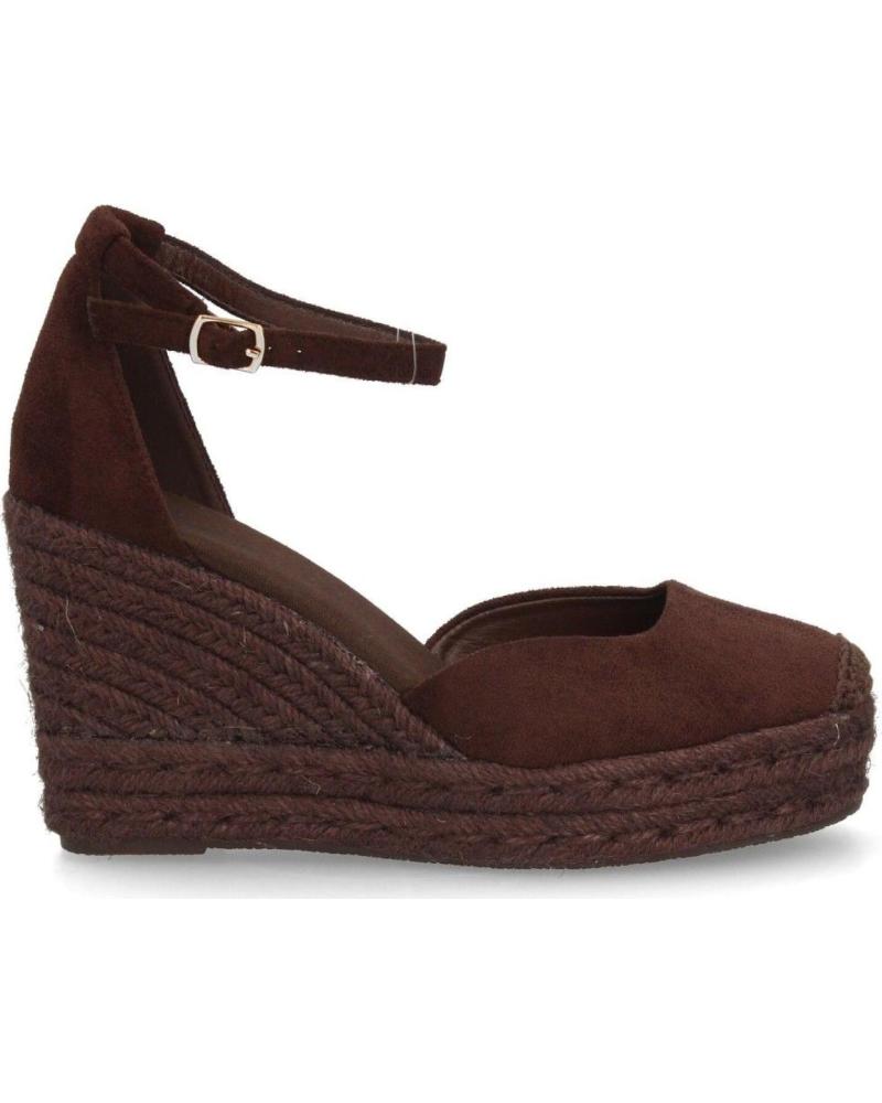 SANDALIAS DE CUÑA PUNTOSALAO CON TIRA AL TOBILLO EN YUTE VARIOS COLORES