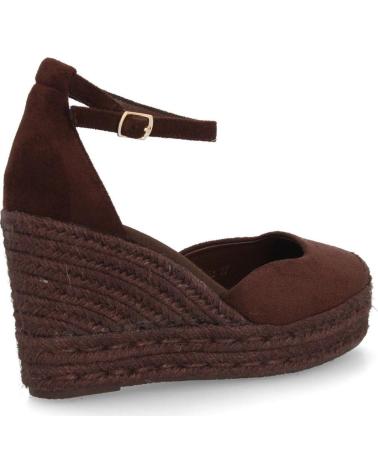 SANDALIAS DE CUÑA PUNTOSALAO CON TIRA AL TOBILLO EN YUTE VARIOS COLORES