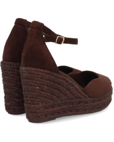 SANDALIAS DE CUÑA PUNTOSALAO CON TIRA AL TOBILLO EN YUTE VARIOS COLORES