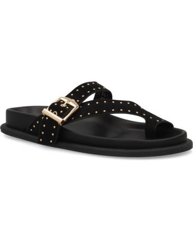 PUNTOSALAO SANDALIAS PLANAS PUNTOSALAO CON TACHUELAS PARA MUJER - NEGRO VARIOS 