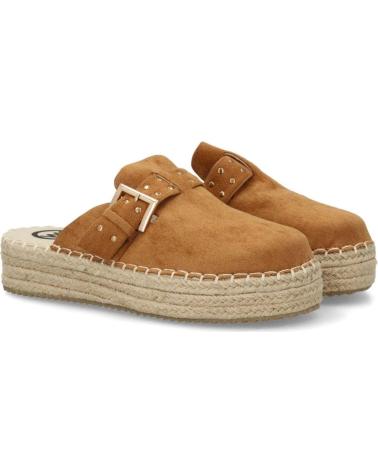 PUNTOSALAO ZUECOS DE PLATAFORMA DE YUTE PARA MUJER VARIO MT-99 CAMEL VARIO