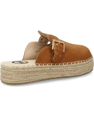 PUNTOSALAO ZUECOS DE PLATAFORMA DE YUTE PARA MUJER VARIO MT-99 CAMEL VARIO