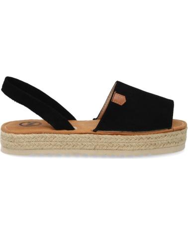 SANDALIAS PLANAS MUJER PUNTOSALAO YUTE MT-113 NEGRO VARIOS COLORES