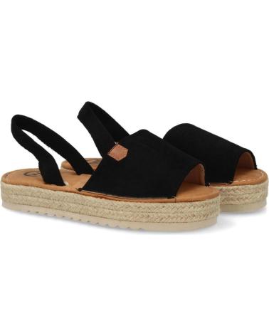 SANDALIAS PLANAS MUJER PUNTOSALAO YUTE MT-113 NEGRO VARIOS COLORES
