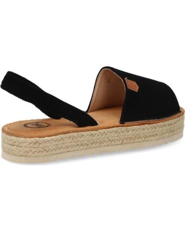 SANDALIAS PLANAS MUJER PUNTOSALAO YUTE MT-113 NEGRO VARIOS COLORES