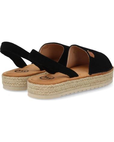 SANDALIAS PLANAS MUJER PUNTOSALAO YUTE MT-113 NEGRO VARIOS COLORES