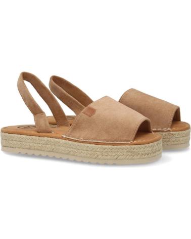 PUNTOSALAO SANDALIAS PLANAS DE YUTE PARA MUJER PUNTOSALAO - COLOR CAQUI VARIOS COLORE