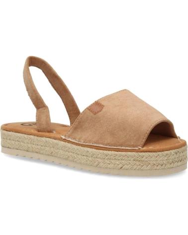 PUNTOSALAO SANDALIAS PLANAS DE YUTE PARA MUJER PUNTOSALAO - COLOR CAQUI VARIOS COLORE