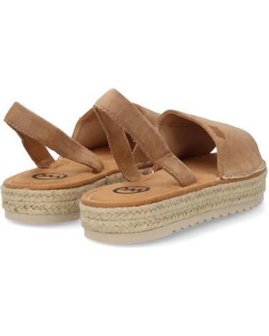 PUNTOSALAO SANDALIAS PLANAS DE YUTE PARA MUJER PUNTOSALAO - COLOR CAQUI VARIOS COLORE