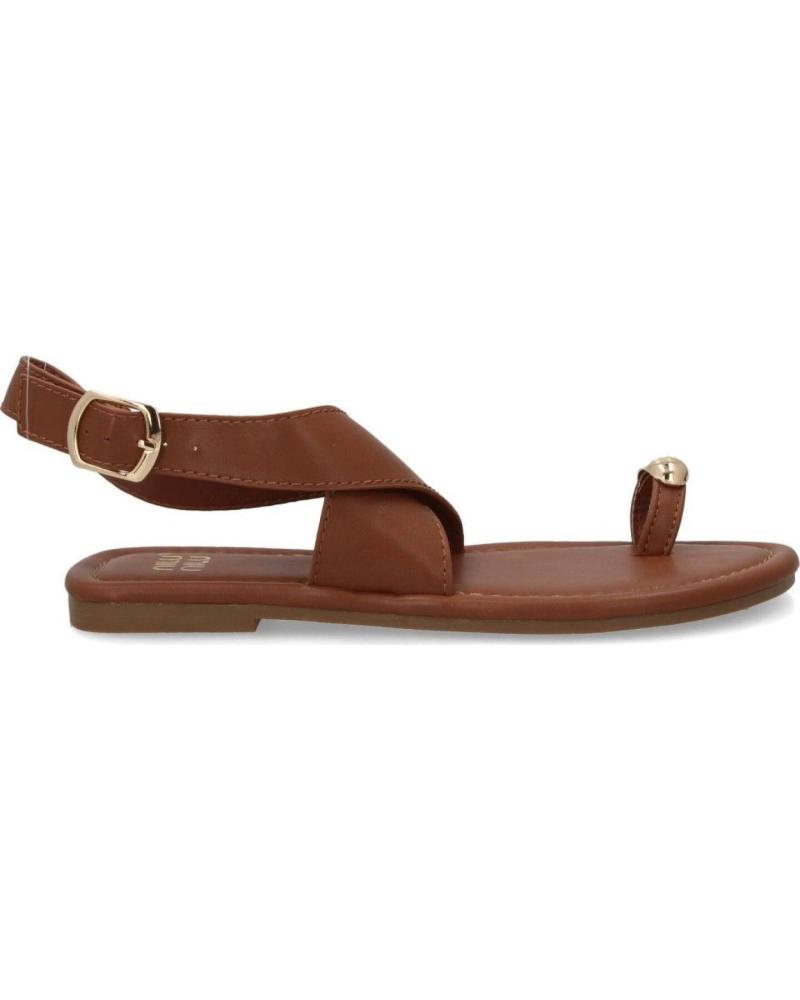 SANDALIAS PLANAS MUJER KK-1017 CON HEBILLA Y PUNTERA VARIOS COLORES