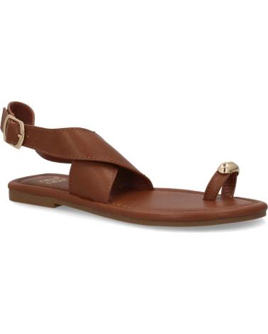 SANDALIAS PLANAS MUJER KK-1017 CON HEBILLA Y PUNTERA VARIOS COLORES
