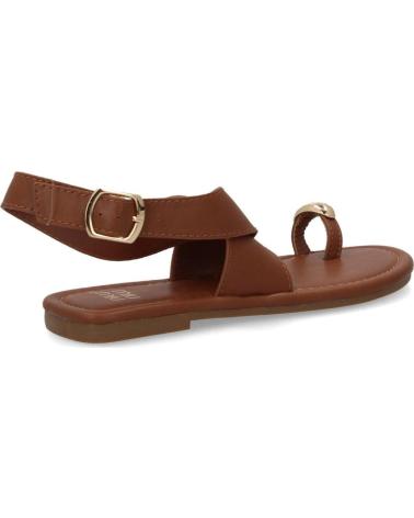 SANDALIAS PLANAS MUJER KK-1017 CON HEBILLA Y PUNTERA VARIOS COLORES