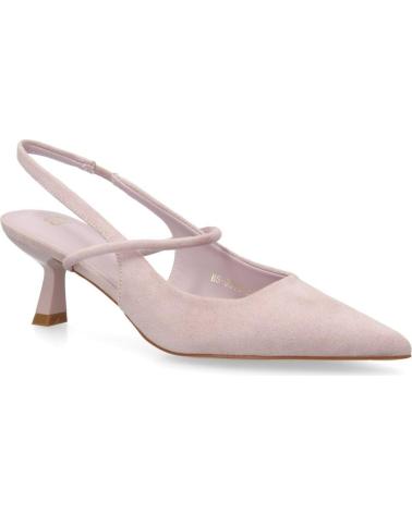 PUNTOSALAO ZAPATOS DE VESTIR TACON BAJO ELEGANTE MUJER COLOR LILA BS-56 VARIOS COLORES