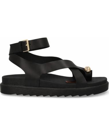 SANDALIAS DE PLATAFORMA ESTILO ESCLAVA CON TIRAS MUJERLOR NEG VARIOS