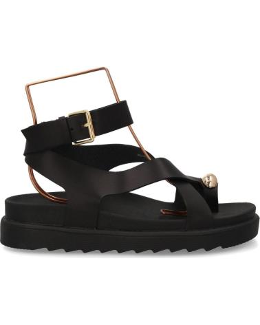 SANDALIAS DE PLATAFORMA ESTILO ESCLAVA CON TIRAS MUJERLOR NEG VARIOS