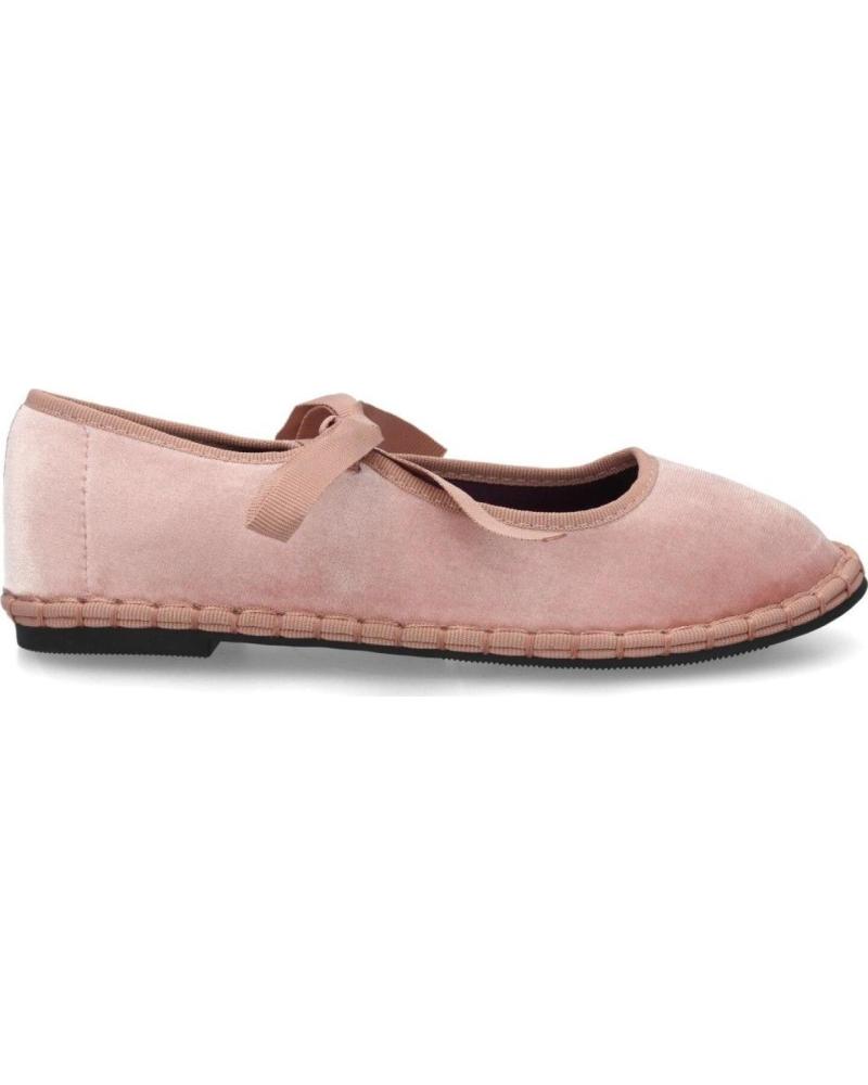 PUNTOSALAO MOCASIN MERCEDITAS DE TERCIOPELO ROSA CON LAZOS PARA MUJER VARIOS COLORES