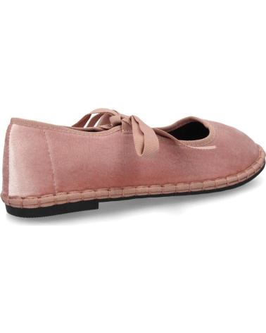 PUNTOSALAO MOCASIN MERCEDITAS DE TERCIOPELO ROSA CON LAZOS PARA MUJER VARIOS COLORES