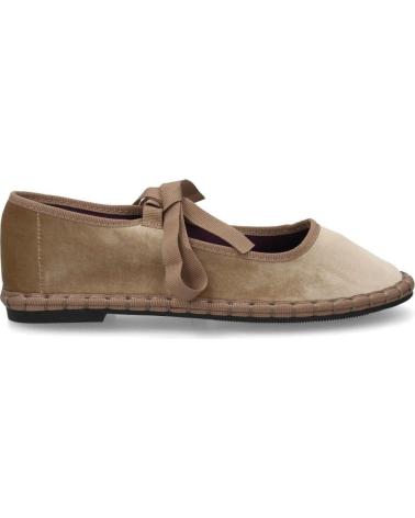 ZAPATILLAS PLANAS DE TERCIOPELO PUNTOSALAO CON LAZO VARIOS COLORES