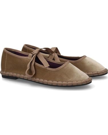 ZAPATILLAS PLANAS DE TERCIOPELO PUNTOSALAO CON LAZO VARIOS COLORES